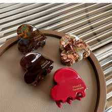 Load image into Gallery viewer, Mini Heart Acetate Hair French Claw Clip
