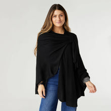 Load image into Gallery viewer, Kiara Pull Thru Wrap Poncho

