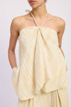 Load image into Gallery viewer, Emory Linen Watercolor Halter Tank Top
