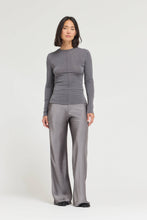 Load image into Gallery viewer, Grade &amp; Gather Flare Bias Satin Pant
