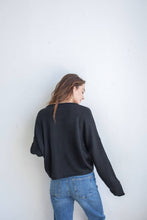 Load image into Gallery viewer, Soft Lightweight Black Piper Cardigan
