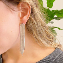 Load image into Gallery viewer, Blind Me Long Shine Earrings
