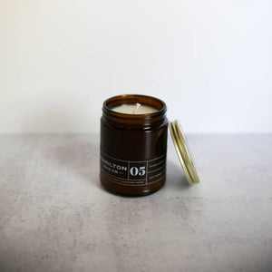 05 Moss & Oak Scented Candle - Amber Glass Jar: 9 oz.