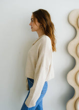 Load image into Gallery viewer, Soft Lightweight Cream Piper Cardigan
