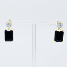 Load image into Gallery viewer, Banquet In Castle Jewel Earrings: Black
