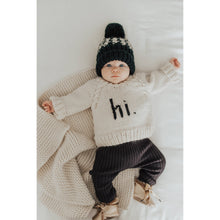 Load image into Gallery viewer, Hi. Crew Neck Sweater Baby &amp; Toddler
