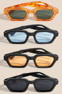 Rectangle Frame Multicolor Sunglasses