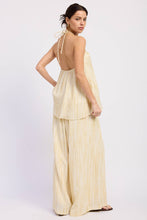 Load image into Gallery viewer, Emory Watercolor Linen Wide Leg Pant
