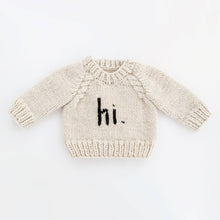 Load image into Gallery viewer, Hi. Crew Neck Sweater Baby &amp; Toddler
