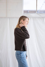 Load image into Gallery viewer, Soft Lightweight Chocolate Piper Cardigan
