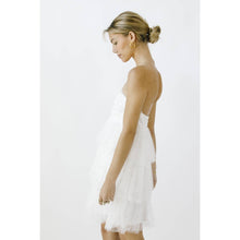 Load image into Gallery viewer, Storia Pearl &amp; Rhinestone Strapless Mini Dress
