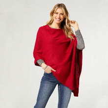 Load image into Gallery viewer, Lightweight Poncho - Red
