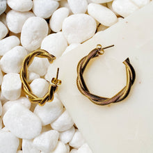 Load image into Gallery viewer, Sedona Twisted Hoop Earrings
