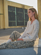 Load image into Gallery viewer, Aaron &amp; Amber Leopard Relaxed Fit Pull-on Pant
