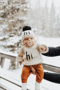 Hi. Crew Neck Sweater Baby & Toddler