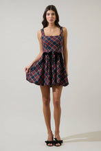 Load image into Gallery viewer, Sugarlips Plaid Bow Mini Dress
