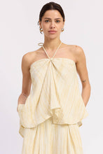 Load image into Gallery viewer, Emory Linen Watercolor Halter Tank Top
