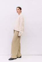 Load image into Gallery viewer, Mod Ref Glen Oversized Boucle Knit V-Neck Sweater
