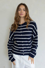 Load image into Gallery viewer, Piper Cardigan - Cabana Striped
