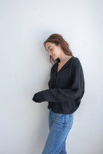 Load image into Gallery viewer, Soft Lightweight Black Piper Cardigan
