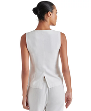 Load image into Gallery viewer, Steve Madden Wesley Linen Button-Up Vest
