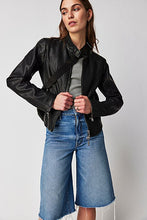 Load image into Gallery viewer, Free People We The Free Max Vegan Moto Jacket
