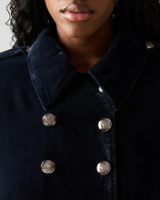 Load image into Gallery viewer, Steve Madden Tonia Velvet Button Blazer
