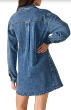 Load image into Gallery viewer, Steve Madden Edith Collard Denim Dress
