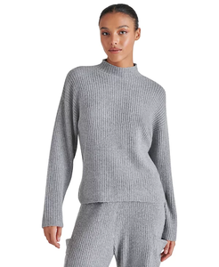 Steve Madden Willa Ribbed Mock Neck Sweater