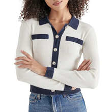 Load image into Gallery viewer, Steve Madden Ayda Ribbed Collar Cardigan
