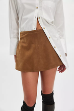 Load image into Gallery viewer, Free People Paradise Found Suede Skort
