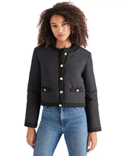 Load image into Gallery viewer, Steve Madden Coppelia Tweed-Trim Puffer Jacket
