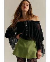 Load image into Gallery viewer, Free People Paradise Found Suede Skort
