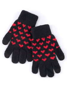 VALENTINA TOUCHSCREEN GLOVES: Black