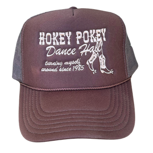 Hokey Pokey Dance Hall Trucker Hat | Brown