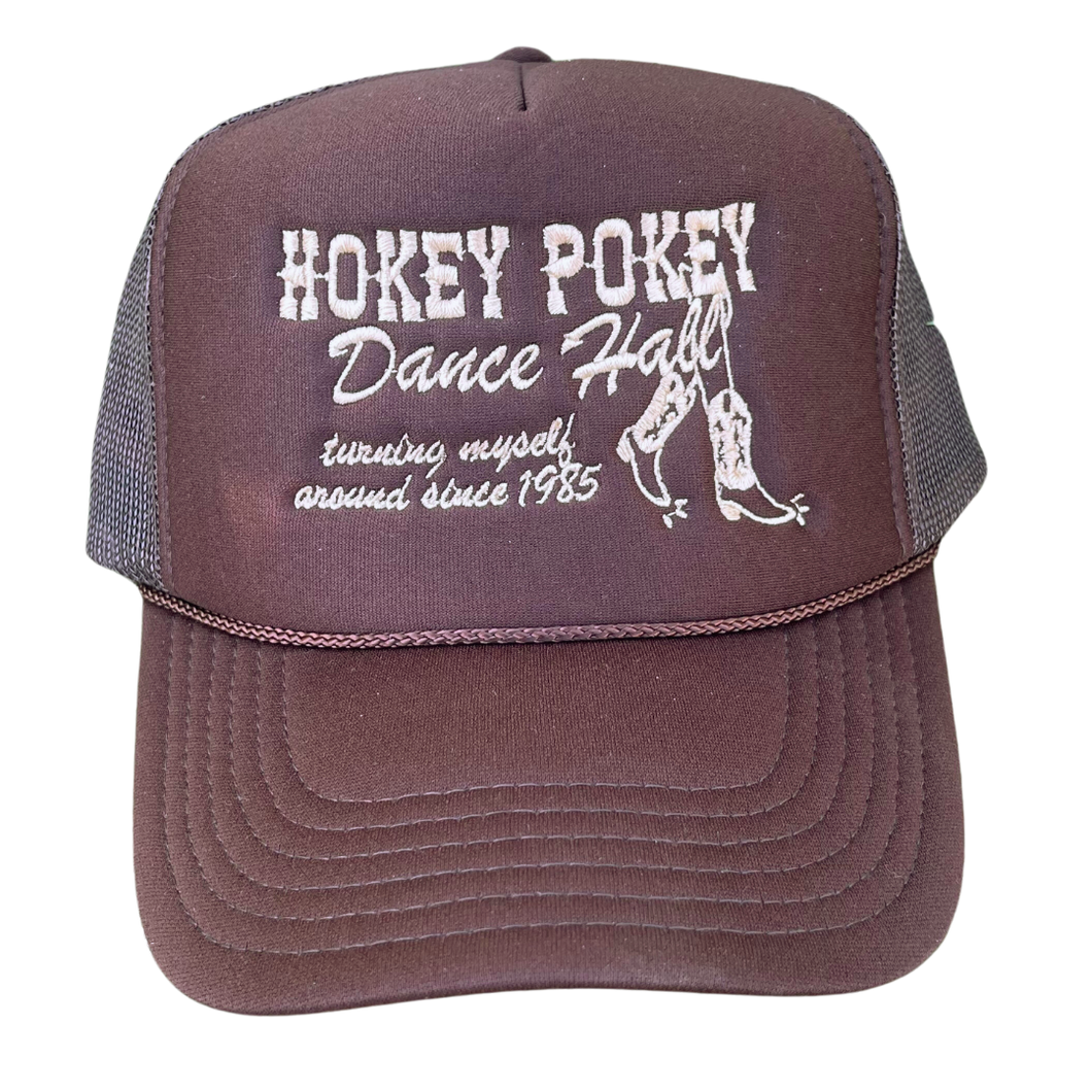 Hokey Pokey Dance Hall Trucker Hat | Brown