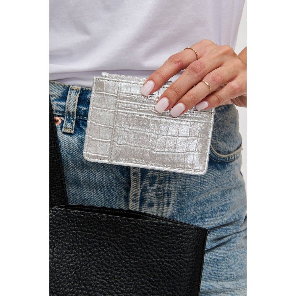 Afina - Croco Card Holder Wallet