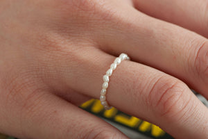 Thin Pearl Ring