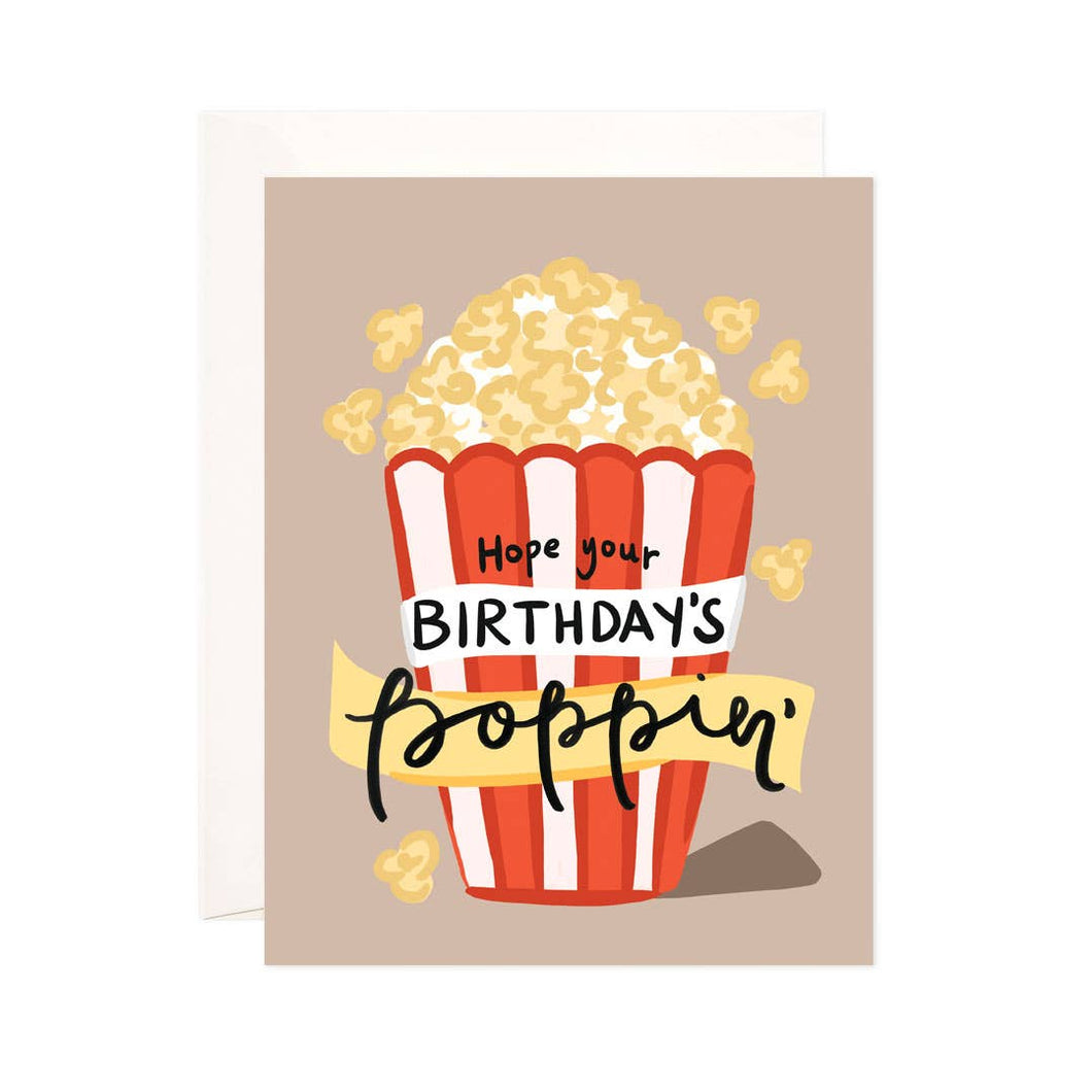 Bloomwolf Studio Poppin Birthday Card