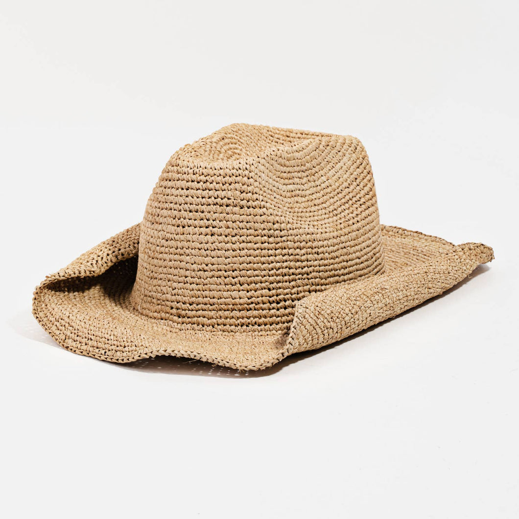 Raffia Straw Braided Hat
