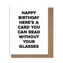 Load image into Gallery viewer, Glasses - Birthday Card

