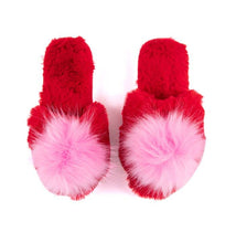 Load image into Gallery viewer, AMOR SLIPPERS, RED: Red / L/XL fits size 9-10
