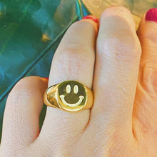 Load image into Gallery viewer, Ellison + Young Stamped Smile Ring
