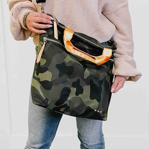 Pretty Simple Nylon Crossbody Tote