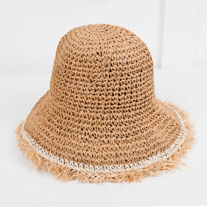 Crotchet Straw Hat