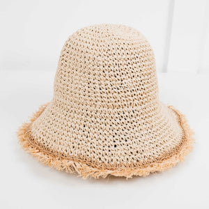 Crotchet Straw Hat