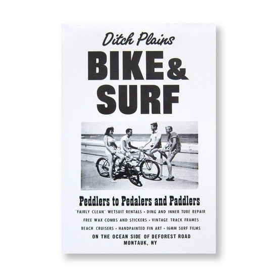 Three Potato Four Roadside Sign Poster - Bike & Surf