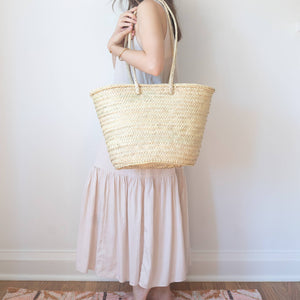 SOCCO Designs Long Strap French Basket- Large