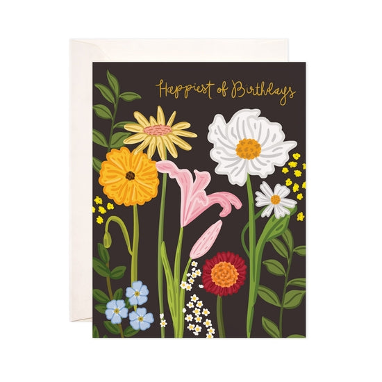 Bloomwolf Studio Wildflowers Birthday Card